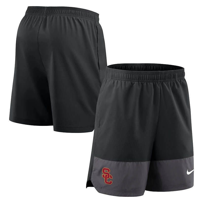 Men's Nike Black USC Trojans 2025 Sideline Dri-FIT Shorts
