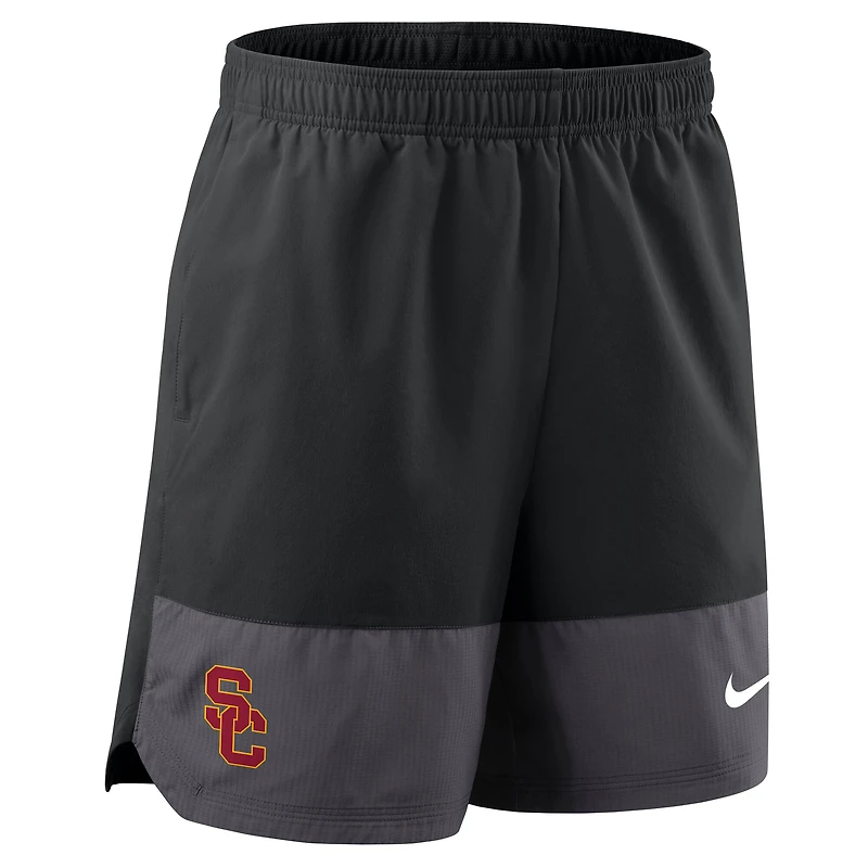Men's Nike Black USC Trojans 2025 Sideline Dri-FIT Shorts