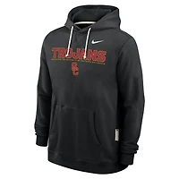 Men's Nike Black USC Trojans 2025 Sideline Standard Issue Dri-FIT Hoodie