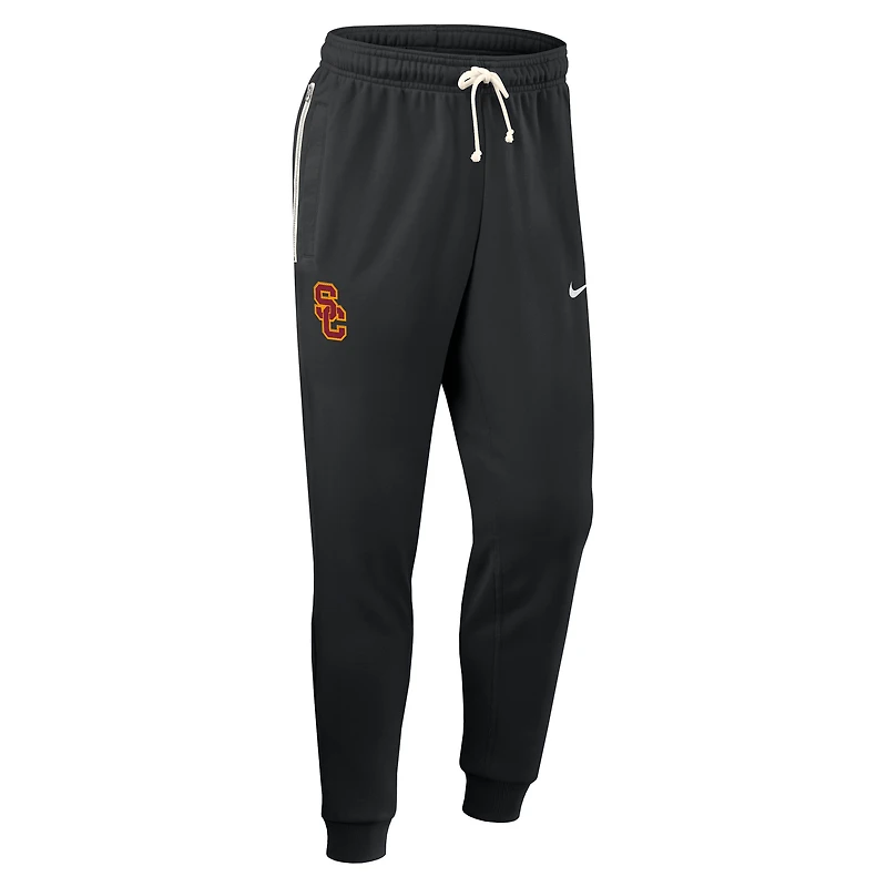 Men's Nike Black USC Trojans 2025 Sideline Standard Issue Dri-FIT Taper Pants