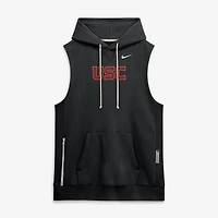 Men's Nike  Black USC Trojans 2026 Sideline Sleeveless Dri-FIT Hoodie