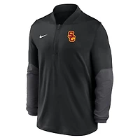 Pull Nike USC Trojans One Goal Performance demi-zippé noir pour homme