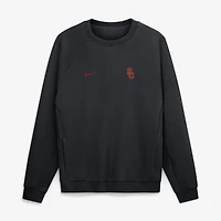Men's Nike Black USC Trojans Premium Performance Raglan Dri-FIT Sweatshirt