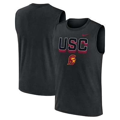 Men's Nike Black USC Trojans Primetime Tricode Legend Performance Tank Top