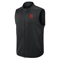 Men's Nike Black USC Trojans Primetime Victory Therma-FIT Full-Zip Vest