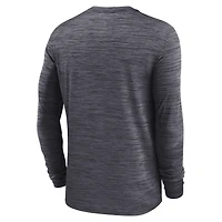 Men's Nike Black USC Trojans Sideline Velocity Dri-FIT Long Sleeve T-Shirt