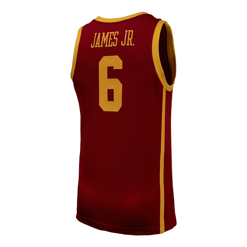 Maillot de basket-ball réplique Nike Bronny James Cardinal USC Trojans pour homme