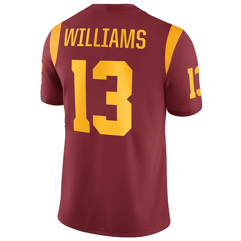 Maillot de match Nike Caleb Williams Cardinal USC Trojans Replica pour homme