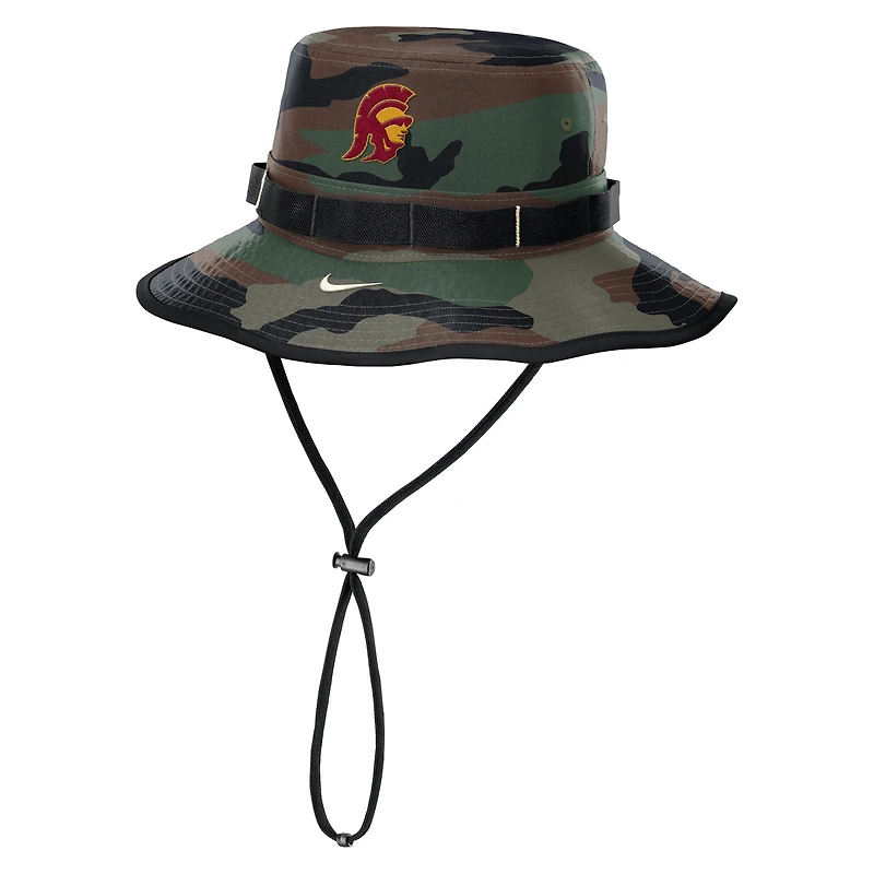 Men's Nike Camo USC Trojans 2025 Military Appreciation Boonie Dri-FIT Bucket Hat