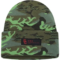 Bonnet en tricot à revers Nike USC Trojans Veterans Day Camo pour homme