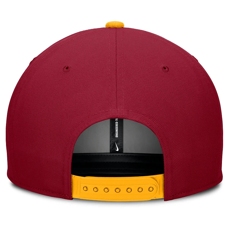 Casquette Nike Pro Legacy Snapback Cardinal/Crème USC Trojans pour homme