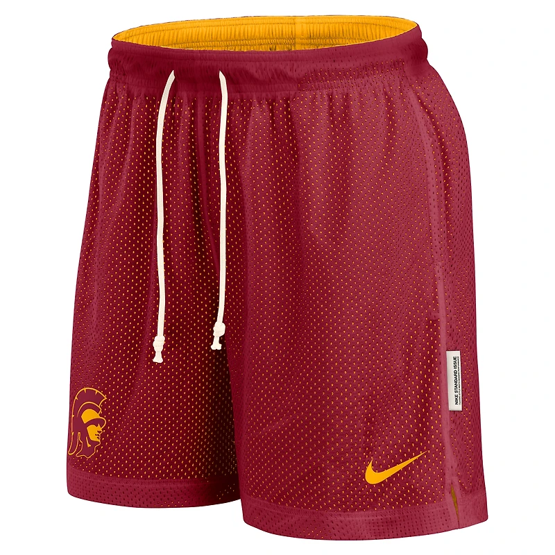 Men's Nike Cardinal/Gold USC Trojans Courtside Standard Issue Dri-FIT Reversible Shorts