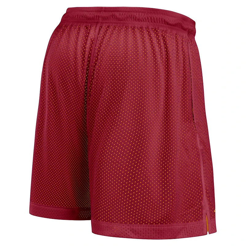 Men's Nike Cardinal/Gold USC Trojans Courtside Standard Issue Dri-FIT Reversible Shorts