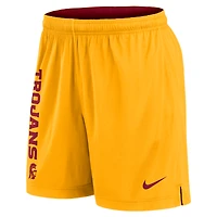 Men's Nike Cardinal/Gold USC Trojans Courtside Standard Issue Dri-FIT Reversible Shorts