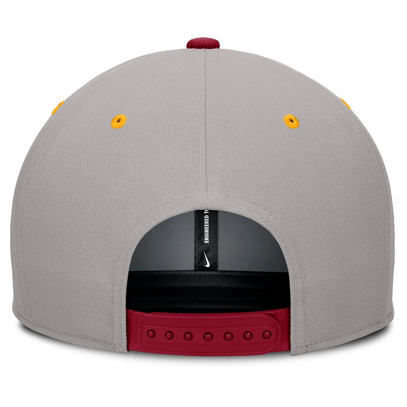 Men's Nike Cardinal/Gray USC Trojans Prep Pro Performance Snapback Hat