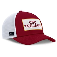 Casquette ajustable Nike pour homme USC Trojans 2025 On-Field Rise Patch Trucker Or/Blanc