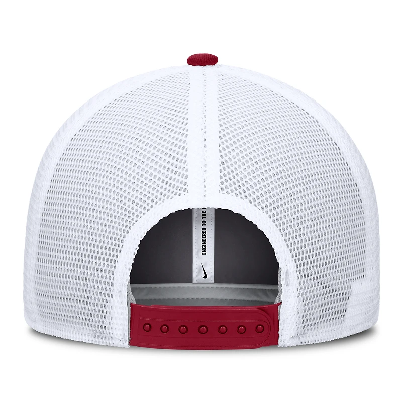 Men's Nike Cardinal/White USC Trojans Primetime Rise City Trucker Performance Adjustable Hat