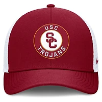 Men's Nike Cardinal/White USC Trojans Rise Primetime Performance Trucker Adjustable Hat