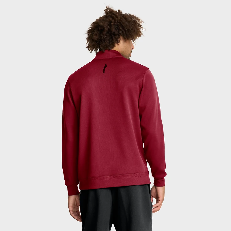 Pull Nike Cardinal USC Trojans 2025 Coaches Premium Dri-FIT à demi-zip pour homme