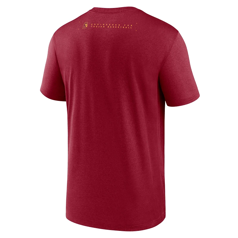 T-shirt Nike Cardinal USC Trojans 2025 Courtside Legend Basketball Dri-FIT pour homme