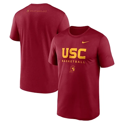 Men's Nike Cardinal USC Trojans 2025 Courtside Basketball Legend Dri-FIT T-Shirt