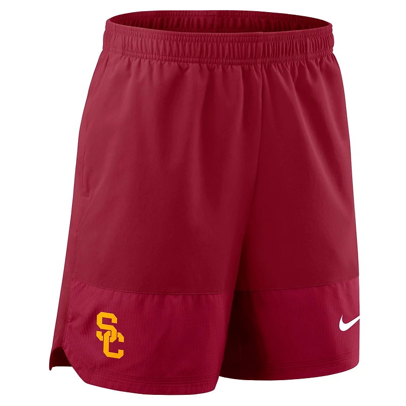 Men's Nike Cardinal USC Trojans 2025 Sideline Dri-FIT Shorts