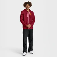 Men's Nike Cardinal USC Trojans 2025 Sideline Standard Issue Dri-FIT Full-Zip Hoodie