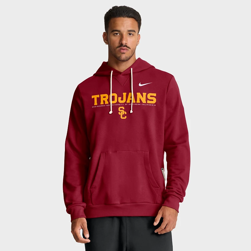Sweat à capuche Nike Cardinal USC Trojans 2025 Sideline Standard Issue Dri-FIT pour homme