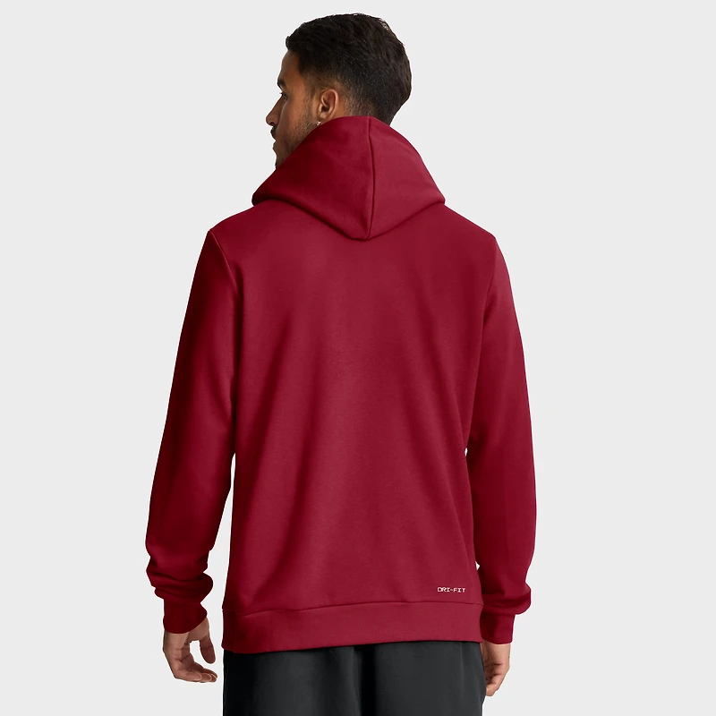 Men's Nike Cardinal USC Trojans 2025 Sideline Standard Issue Dri-FIT Hoodie
