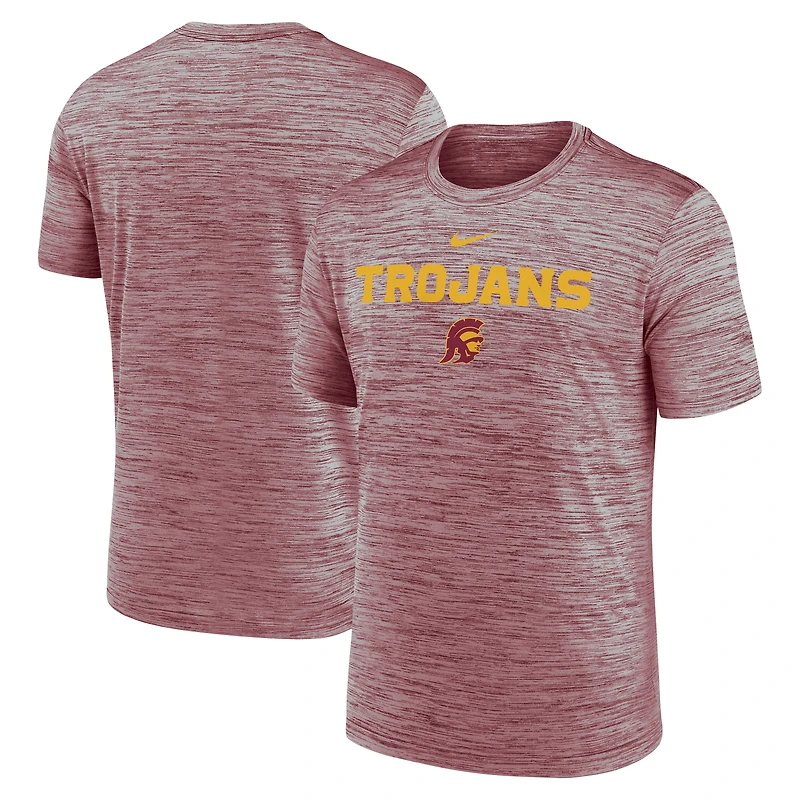 Men's Nike Cardinal USC Trojans 2025 Sideline Velocity Dri-FIT T-Shirt