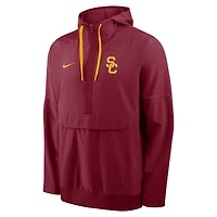 Veste anorak à demi-zip et capuche Nike Cardinal USC Trojans 2026 pour homme