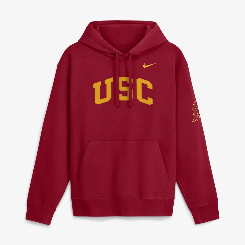 Men's Nike  Cardinal USC Trojans 2026 Sideline Club Fleece Hoodie