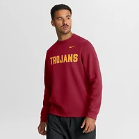 Men's Nike Cardinal USC Trojans 2026 Sideline Club Sweatshirt