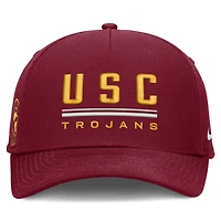 Casquette ajustable Nike Cardinal USC Trojans 2026 Sideline Dri-FIT Rise pour homme