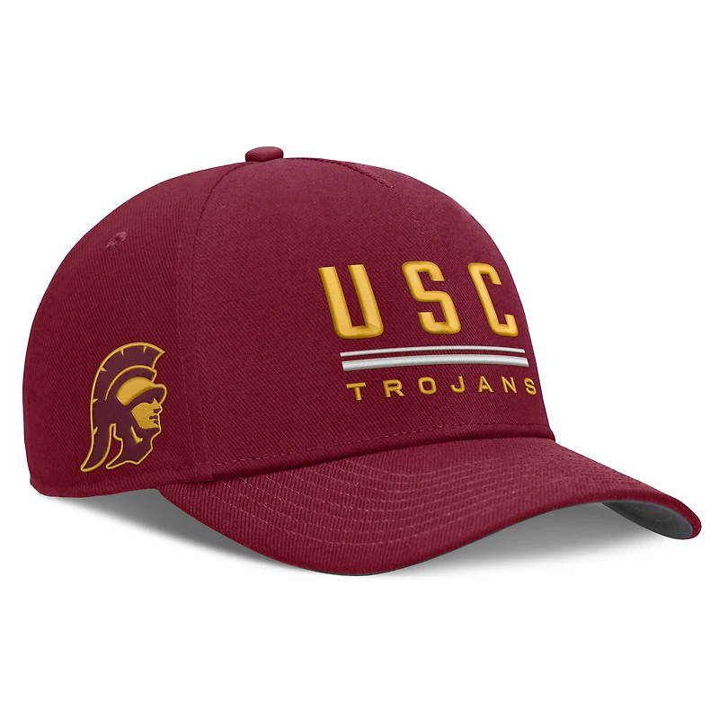 Men's Nike  Cardinal USC Trojans 2026 Sideline Dri-FIT Rise Adjustable Hat