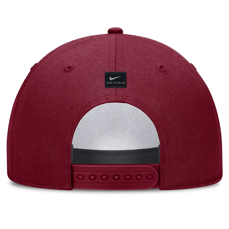 Casquette ajustable Nike Cardinal USC Trojans 2026 Sideline Dri-FIT Rise pour homme