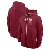 Men's Nike  Cardinal USC Trojans 2026 Sideline Standard Issue Dri-FIT Full-Zip Hoodie