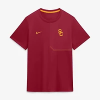 T-shirt d'entraîneur Nike Cardinal USC Trojans 2026 Sideline UV Dri-FIT pour homme