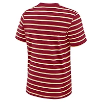 T-shirt Nike Cardinal USC Trojans Athletic Prep Legacy Summit Stripe pour homme