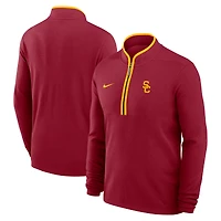 Men's Nike Cardinal USC Trojans Courtside Victory Dri-FIT Half-Zip Pullover