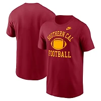 Men's Nike Cardinal USC Trojans Legacy Football Icon T-Shirt