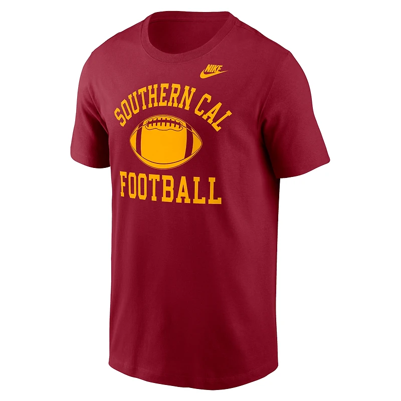 Men's Nike Cardinal USC Trojans Legacy Football Icon T-Shirt