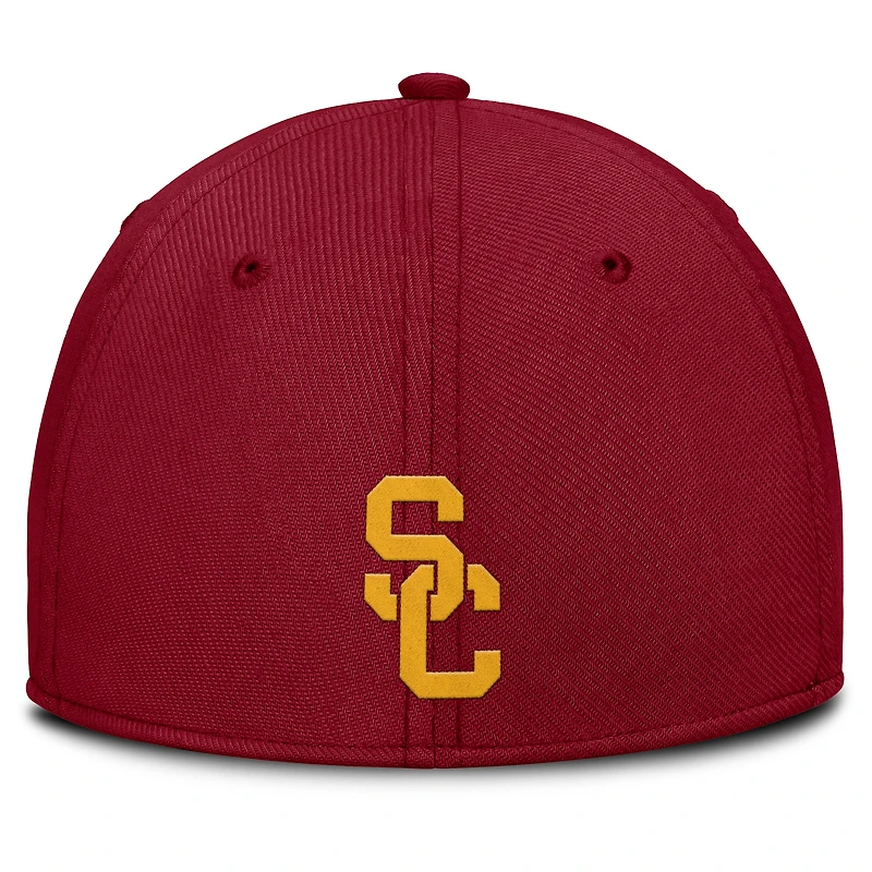 Men's Nike Cardinal USC Trojans Local Swoosh Flex Hat