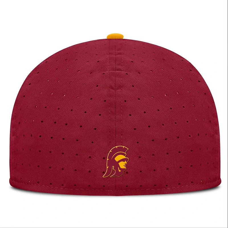 Men's Nike Cardinal USC Trojans On-Field Dugout True Performance Fitted Hat