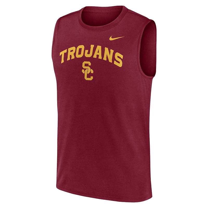 Débardeur Nike Cardinal USC Trojans Primetime Legend Arch Dri-FIT pour homme