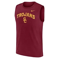 Débardeur Nike Cardinal USC Trojans Primetime Legend Arch Dri-FIT pour homme