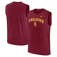 Débardeur Nike Cardinal USC Trojans Primetime Legend Arch Dri-FIT pour homme