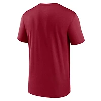 Men's Nike Heather Gray USC Trojans Primetime Legend Wordmark T-Shirt