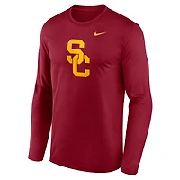 Men's Nike Cardinal USC Trojans Primetime Primary Legend Long Sleeve T-Shirt