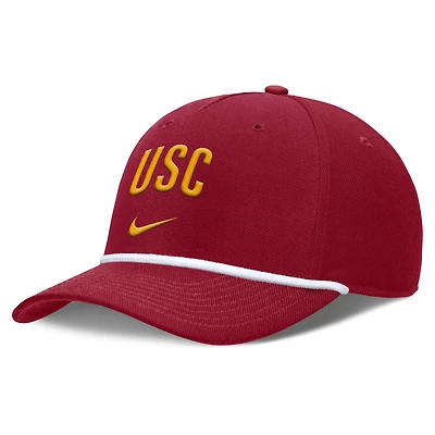 Casquette ajustable Nike Cardinal USC Trojans Rise Campus pour homme